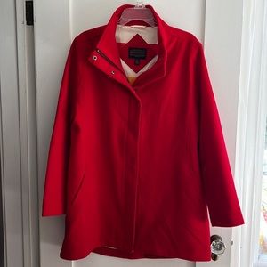 PENDLETON WATER RESISTANT CASCADE WOOL CAMPBELL COAT RED. Size Large. NWT.